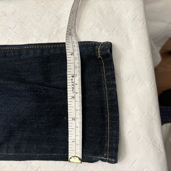 Women’s Joe Fresh Slim Fit Low Rise Indigo Blue Jeans - Picture 10 of 13